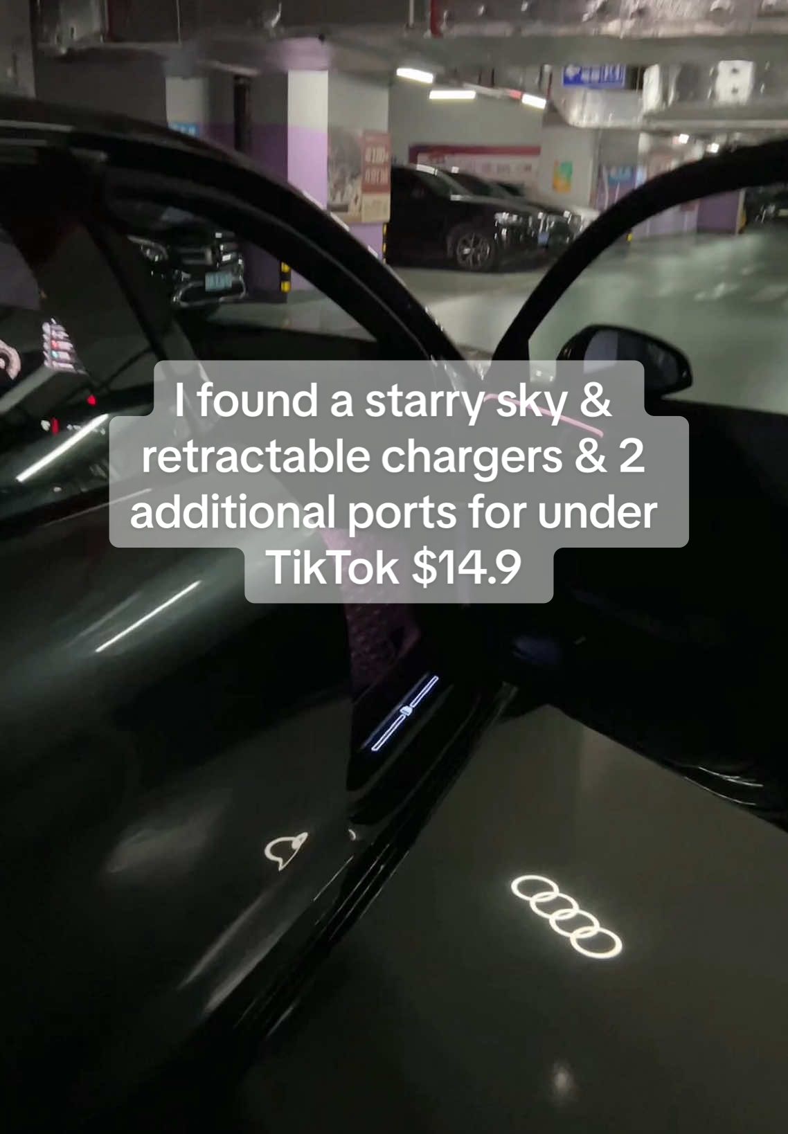 its real! the new 4 in 1 Retractable Car Charger With Stary Lights! #4in1 #retractablecarcharger #carcharger #starheadliner #tiktokmademebuyit #flashsale #tiktokshopsale #4incarcharger #retractablecarcharger #caraccessories #quickcharger #carcharger #phonecharger #tiktokmademebuyit
