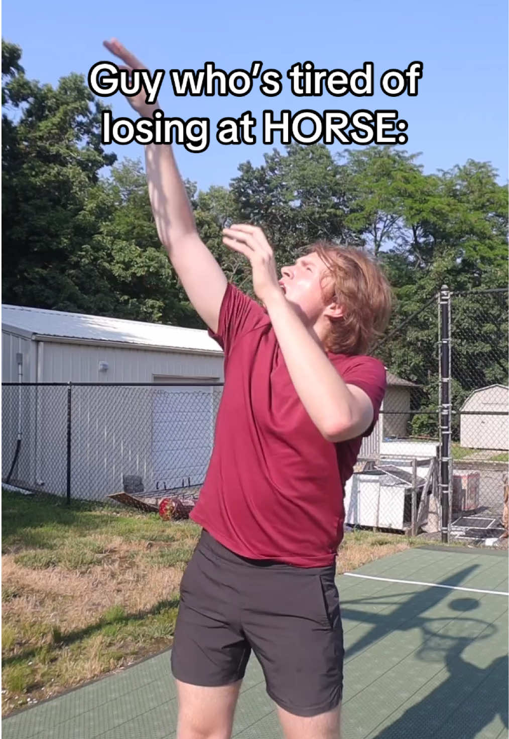 Looks like the pasture just got a little more crowded #horse #basketball #comedy #sketch #fyp 