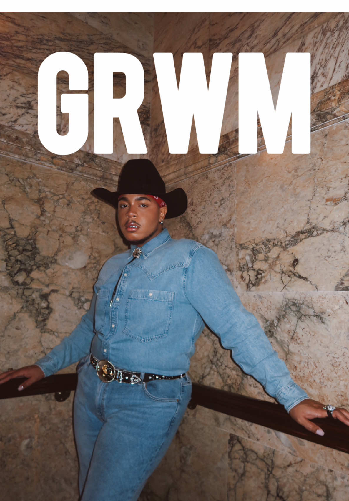 #GRWM for a cowboy carter party in London 🇬🇧 Top @ZARA  Jeans @ASOS.US  Belt/Boots @Amazon  Hat @Ruslan Baginskiy  Ring @DION LEE  Fragrance @Phlur Fragrances 