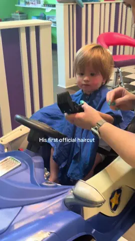 I’m not crying, you are. #firsthaircut 