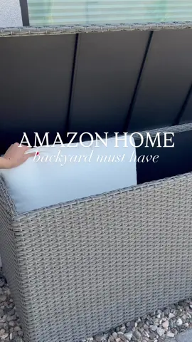 ✨ Follow the link in our bio “AS SEEN IN VIDEOS 2” for the link to this storage box which is soft open/close! 🙌🏼🤌🏼Outdoor storage is a must especially in the backyard for pool toys, patio furniture cushions, and outdoor toys! 🧚🌴 #amazonhome #backyard #organizedhome #organization #amazonfinds #thesistershoppers  #asmr #amazongadgets #homefinds  @Amazon Home @Amazon Influencer Program 