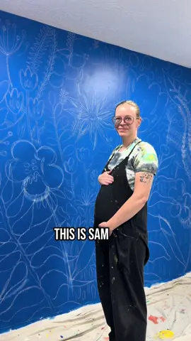 Trying to pay off debt before the baby comes #payoffdebt #DebtFreeJourney #pregnant #mural #newmom 