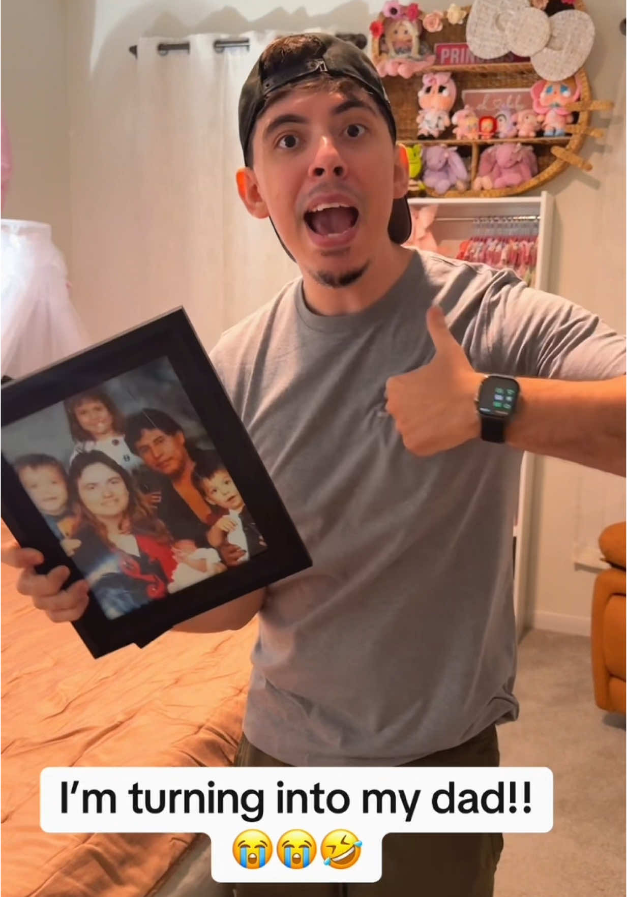 I’m turning into my dad😭😭 Follow @BABELIO and post your own ‘then vs. now’ fatherhood photos using #fatherhooddelivery and #babeliofhd, for a chance to win a $500 Babelio gift bundle! #fyp #viral 