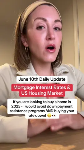 We are likely going to see a rate drop by end of year & definitely by end of next year.  If you are using down payment assistance - there is a high chance you won’t have enough equity built up on your home to be able to take advantage without having to pay that money back!  Second, if you do a permanent rate buy down & then rates naturally drop - you don’t get any of the money back that you paid for to get the lower rate.  If it were me, I’d want to be ready to refinance when the market adjusts in a way to get that lower rate!  P.S. if you’re looking to buy on the east coast - I would love to make a game plan with you! If you are looking to sell on the east coast - I would love to be the preferred lender on your Zillow listing & will work with your agent to help create a pricing strategy to get your home sold!  DM me or text me anytime & let’s chat! 🙏🏼👯‍♀️  #housingmarket #housing #realestate #buyingahouse #interestrates #economy #nc #va #tn #sc #fl #ga #nj #pa #de #dc 