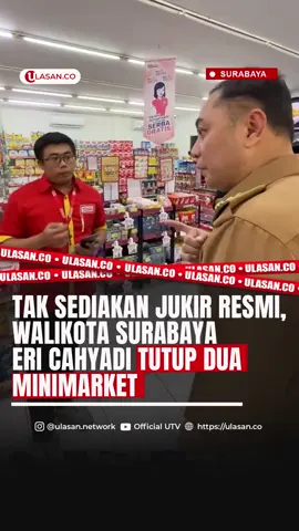 Wali Kota Eri Cahyadi bersama TNI dan Polri kembali melakukan sidak jukir liat ke sejumlah minimarket di Surabaya, Selasa (10/6/2025). Dalam sidak ini, Wali Kota Eri Cahyadi bersama Kapolrestabes Kombes Pol Luthfie Sulistiawan dan Danramil menyasar tiga lokasi. Di lokasi pertama Indomaret Jalan Wijaya Kusuma, Wali Kota Eri tidak menemukan jukir liar. Indomaret memakai juru parkir resmi dengan rompi berwarna biru. Selanjutnya, tim gabungan menuju Alfamart Jalan Prof. Dr Moestopo. Di lokasi kedua inilah, Wali Kota Eri menemukan jukir liar. Hal ini memantik reaksi Wali Kota Eri dengan menutup tempat parkir Alfamart. Pasalnya, pihak Alfamart mengindahkan Surat Edaran untuk menyediakan jukir resmi. #beritatiktok #beritaviral #beritaterkini #beritaterupdate #beritaterbaru #surabaya #walikotasurabaya #alfamart #infosurabaya