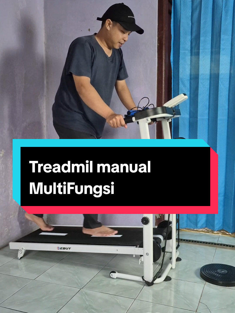Membalas @uminatun375 treadmil manual MultiFungsi model standar #treadmilmanual 