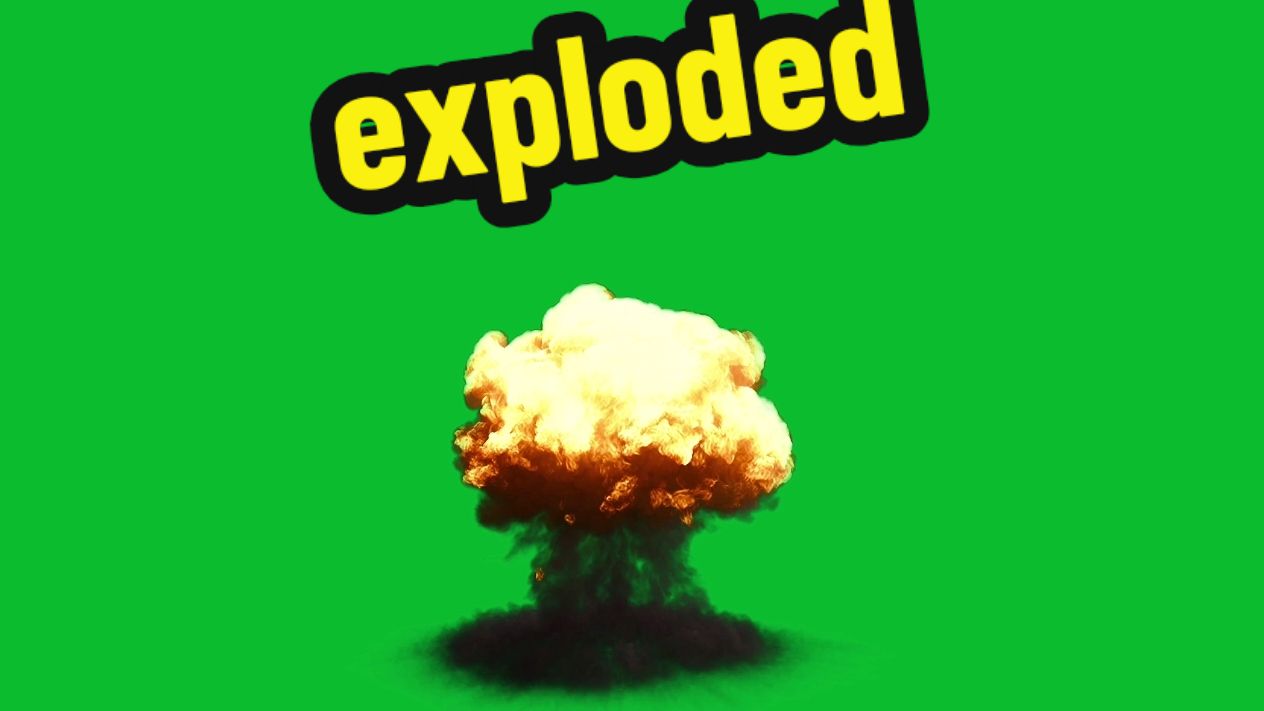 exploded #fyp #pfy #foryou #greenscreenvideo #greenscreen #greenscreenchallenge #greenscreeneffect #explosion #exploded #explosive 