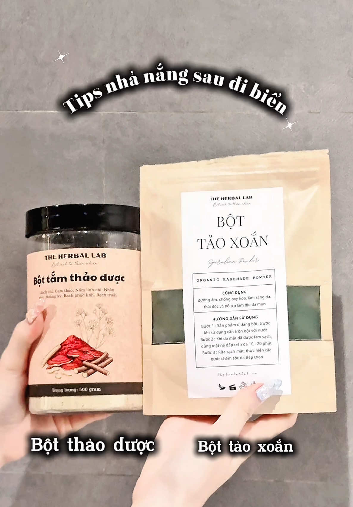 Tips nhả nắng mùa hè 🌤️🫶🏻 #bottaoxoan #botthaomoc #nhanang #theherballab #viral #trending #xh #chamdabody #bodycareroutine 