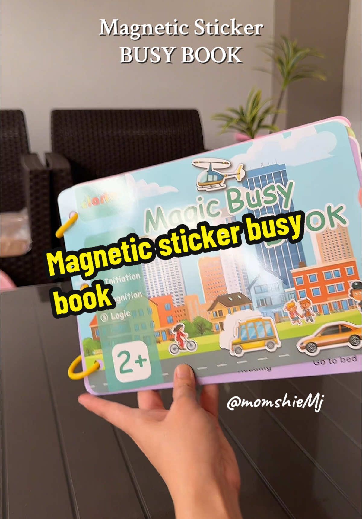 Mabibusy talaga baby mo dito ☺️ #busybook #magicbusybook #magneticsticker #babybusybook #educational #earlyeducation #forkids 