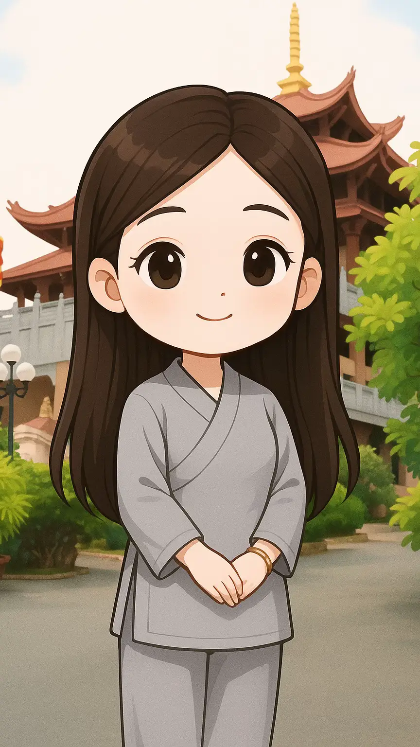 Ảnh chibi phật tử dể thương  #phatday #xuhuong #phatday #ngaymoivuive❤️ 