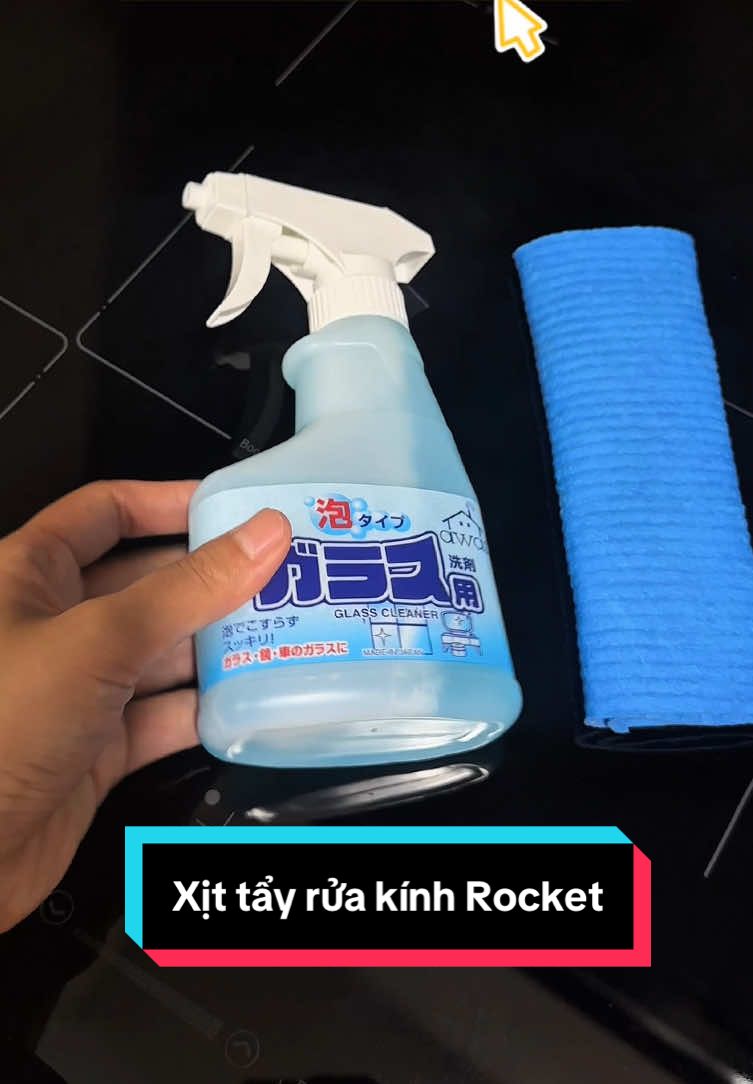 Trợ thủ đắc lực không thể thiếu khi vệ sinh nhà cửa đây các chị ơi 👉🏻 Chai xịt tẩy rửa kính Rocket hàng nội địa Nhật. Em có sẵn trong giỏ hàng, mời các chị lên đơn ạ #trangchip #trangchipstore 