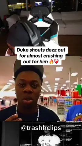 Duke shouts dezz out for almost crashing out for him 🔥❤️‍🩹#dukedennis #Duke #dez #fyp #viral @btbdezz @Duke Dennis 