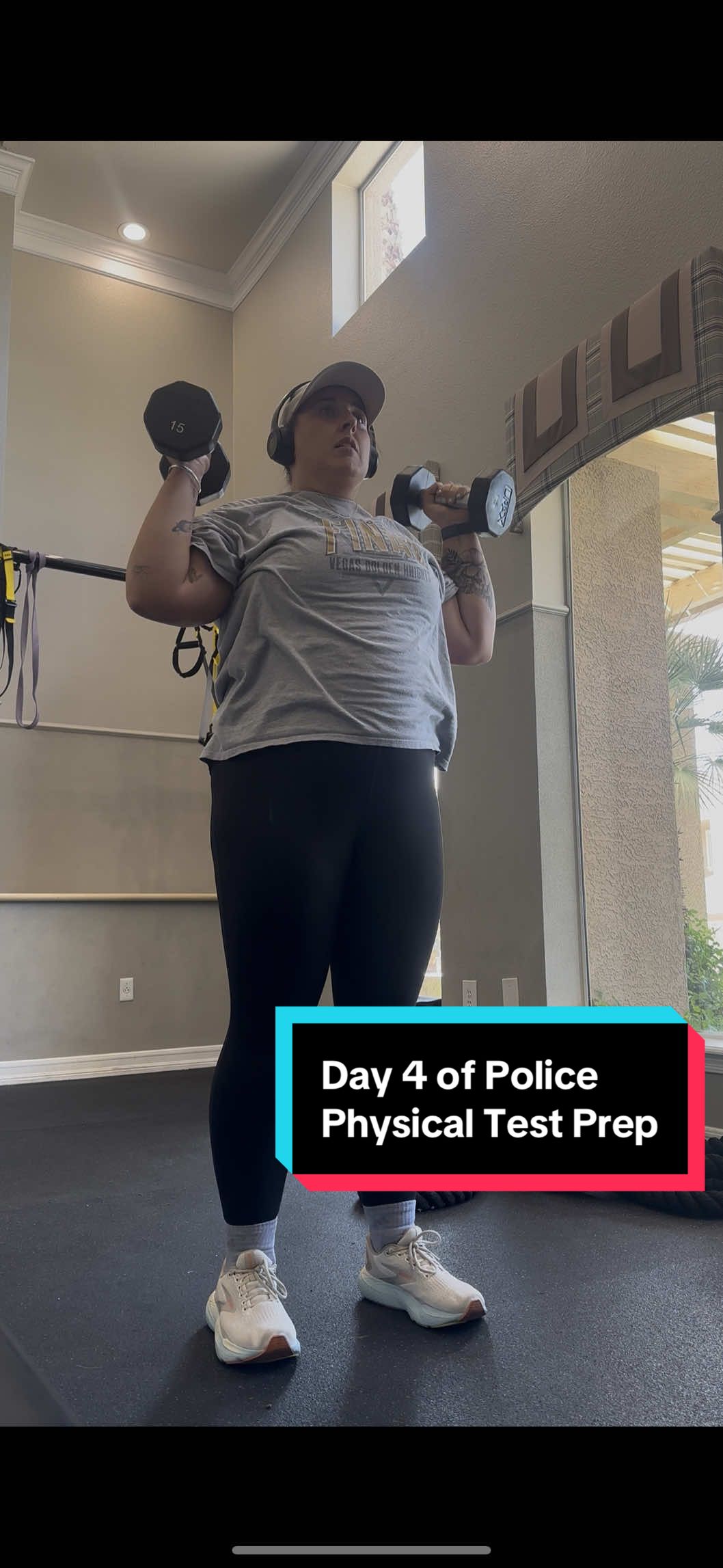 Day 4 of Police Physical Test Prep #workout #gym #training #plussize #physical #futurepoliceofficer #police #trending 