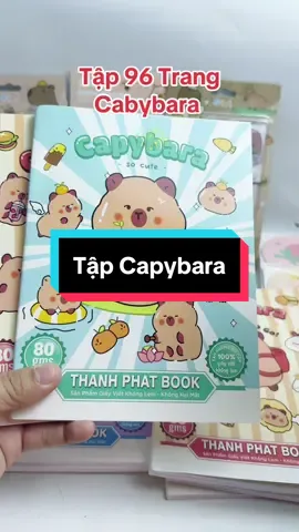 Tập 96 Trang Capybara loại dày #tapvohocsinh #xuhuong #xh #capcut #vanphongpham 