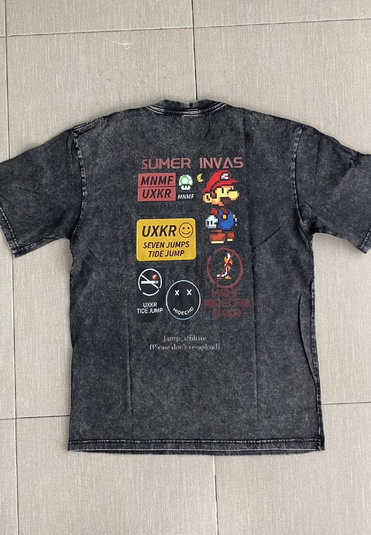 Retro tshirt #supermarioshirt #retroshirt #oversizedshirt #j4m3s #j4m3s_affiliate 