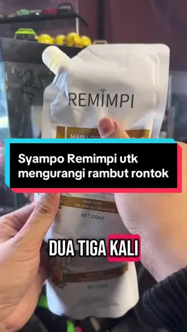Syampu dari remimpi, utk tretment rambut, dan kulit kepala, mngurangi rambut rontok dn gugur serta mnyehatakan kulit kepala karna tebuat dri bnyak macam sari tumbuhan alami. #syampu #syampoo #sampo #ubatrambut #rambut #rambutrontok #rambutmaksimal #ketombe 