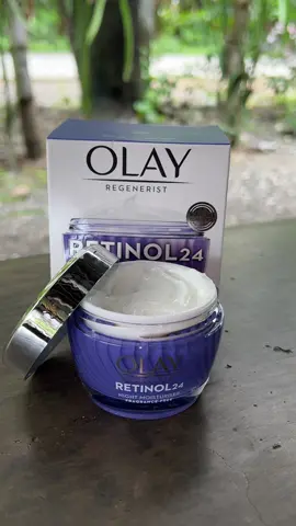 Olay retinol24 night moisturizer #moisturizer #skincare #retinol #retinolskincare #olay #nightcream 