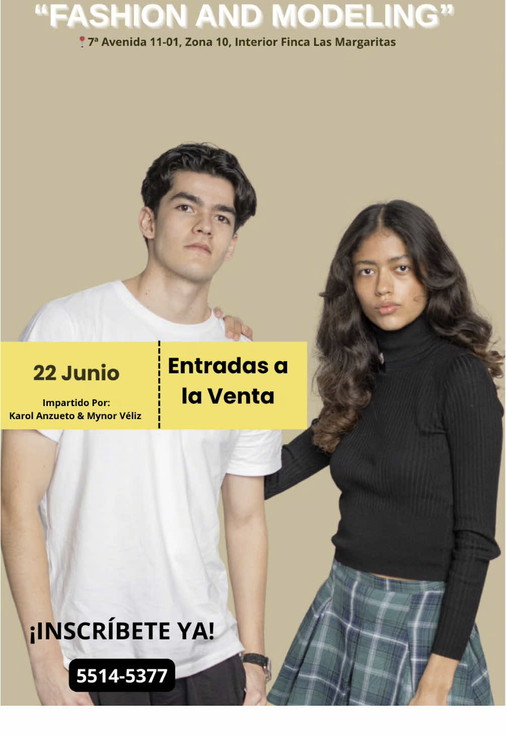 Inscripciones abiertas para nuestro segundo taller de “Fashion and Modeling” @AGAPÉ MODEL AGENCY  Si estás interesado puedes escribir al número +502 5514-5377. #casting #modelos #fashion #modeling #guatrmala🇬🇹 #fyp #modelaje #foryoupage 