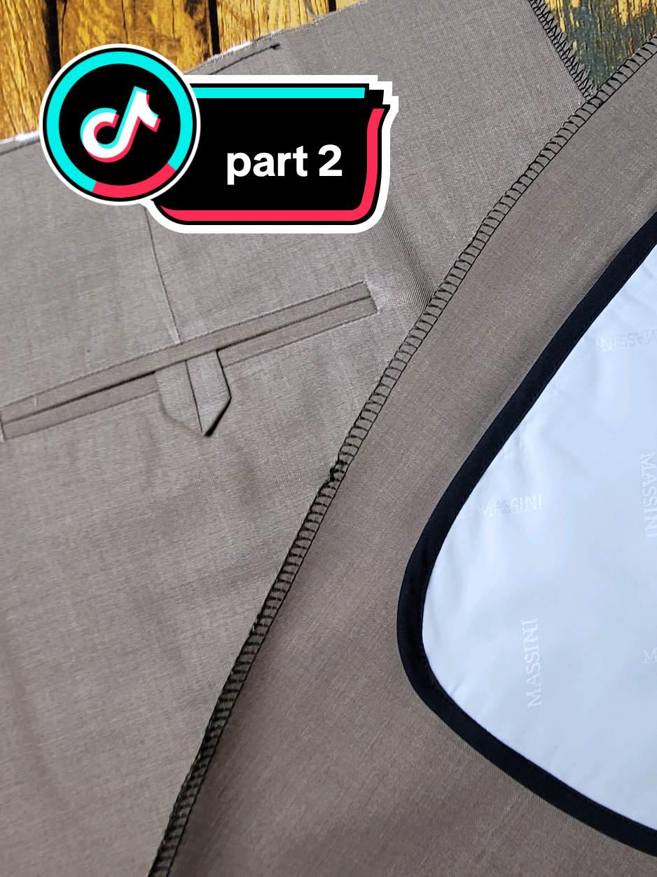 Replying to @hope_they_will_remember Part 2 of how to sew a double welt pocket #sewing #sewingtiktok #sewingtips ##howto #tailor #sewingtipsandtricks 