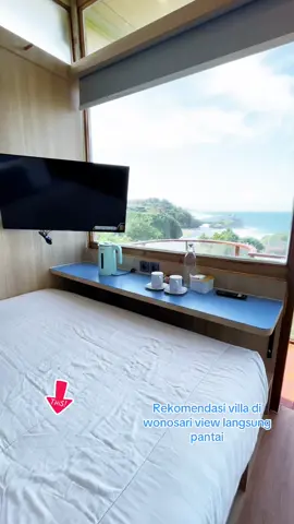 Villa di wonosari dengan pemandangan pantai lepas, cara pemesanan klik tanda lokasi #nginep #villa #villa jogja pantai view 