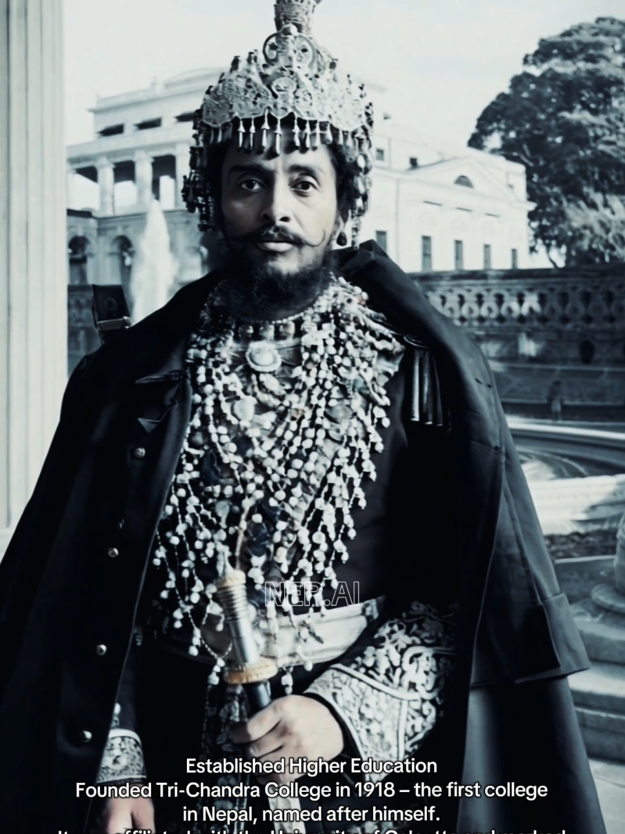 The Rana regime was a century-long autocracy that ruled Nepal through fear, censorship, and control. Yet from within that same regime, Chandra Shumsher banned Sati, abolished slavery, built Singha Durbar, and established Tri-Chandra College. A controversial figure in a brutal era — what do you think about Chandra Shumsher Jang Bahadur Rana? #ChandraShumsher #NepalHistory #SatiPratha #AbolishedSlavery #SinghaDurbar #TriChandraCollege #RanaDynasty #AIHistory #8KRealism #HeritageNepal #NEPdotAI #FYP #ForYou #FYPシ #ReformistKing #HistoricNepal
