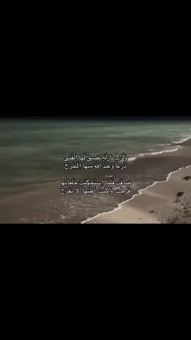 ‏وَلَرُبَّ نازِلَةٍ يَضيقُ لَها الفَتى ‏ذَرعاً وَعِندَ اللَهِ مِنها المَخرَجُ ‏ضاقَت فَلَمّا اِستَحكَمَت حَلَقاتُها ‏فُرِجَت  وَ كُنتُ  أَظُنُّها  لا  تُفرَجُ #شعر #بدون_موسيقي #قصيد #ام_فجر 