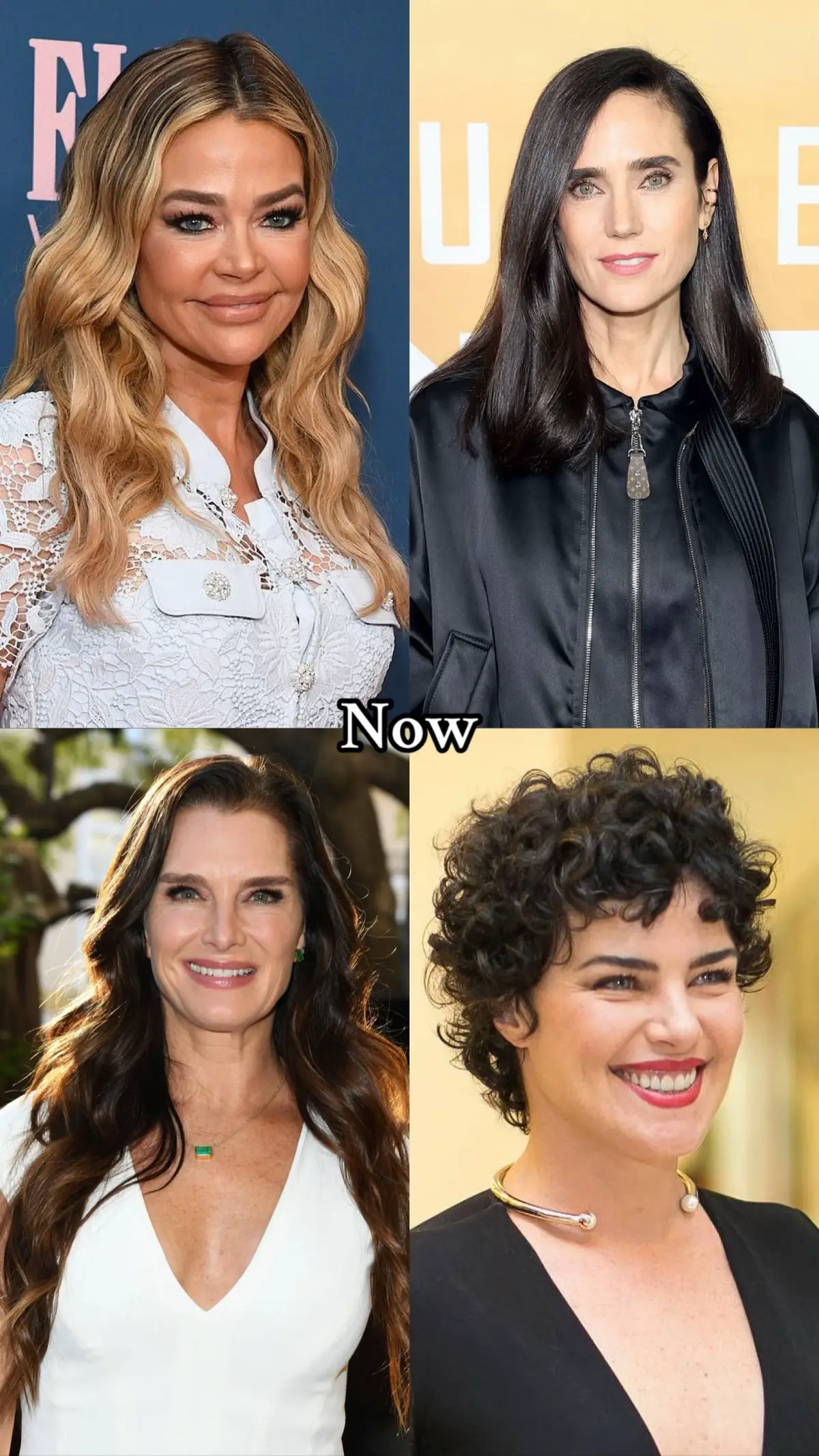 Now-Prime de las 4 diosas del Olimpo  #jenniferconnelly #jenniferconnelly90s #deniserichards #deniserichards90s #brookeshieldsyounger #brookeshields80s #anapaulaarosio #anapaulaarosio90s #moderntalkingchericherilady #chericherilady 