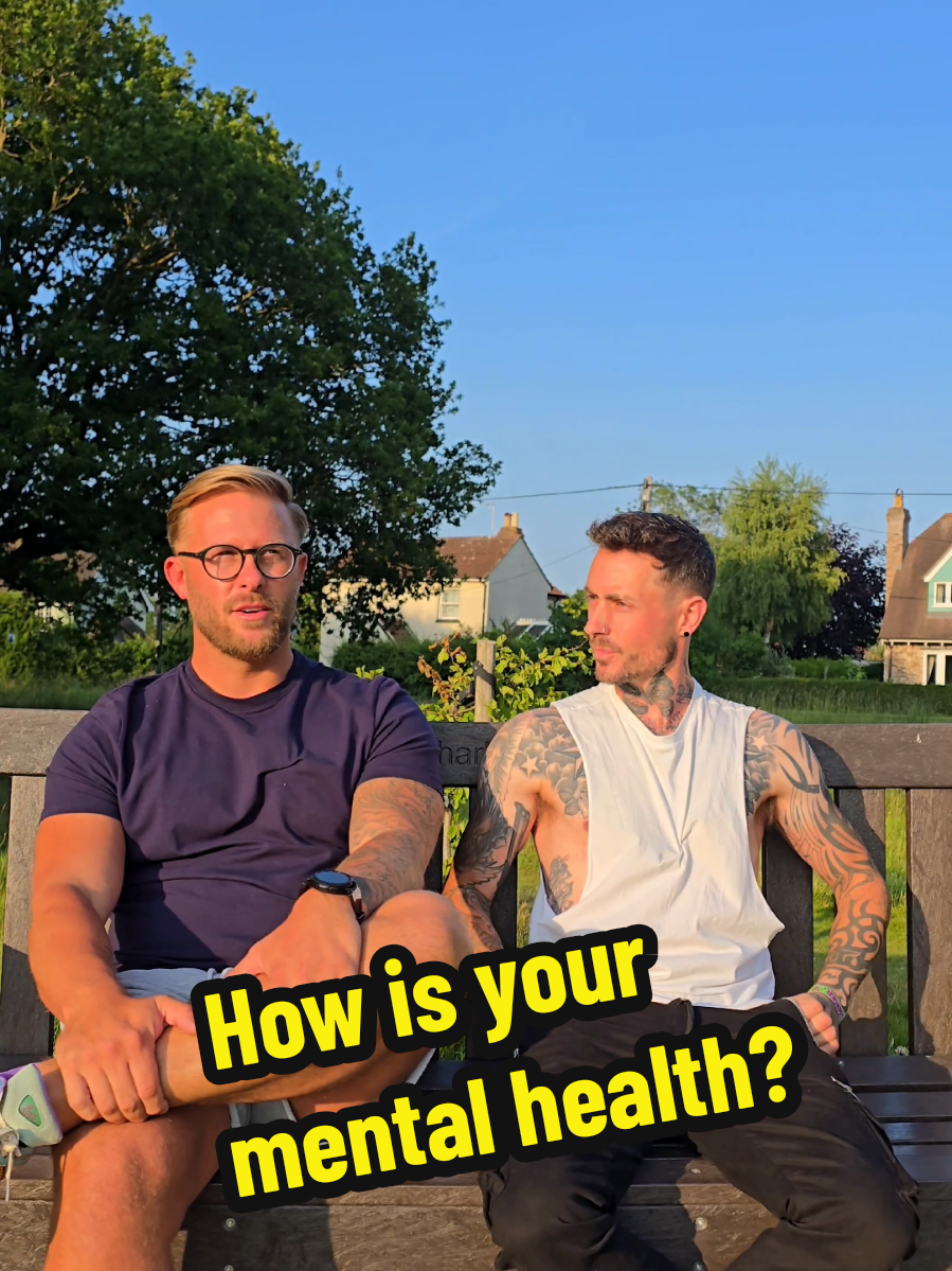 Two men and One bench. One conversation that could save a life. Don’t suffer in silence — it’s okay to talk. It’s okay to not be okay. Let’s normalise these moments for anyone who goes through some kind of mental health. @Alan Bowes  #MensMentalHealth #ItsOkayToTalk  #breakthestigma  #MentalHealthMatters  #MenSupportingMen #realtalk #CheckOnYourMates  #MentalHealthAwareness #fyp #men #MentalHealth #mentalhealthtiktoks 