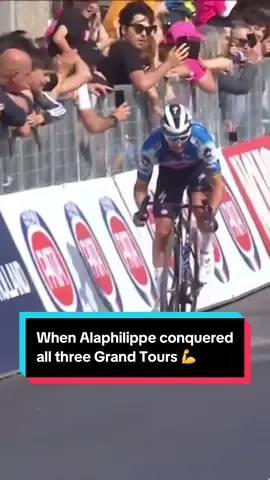 💪 When Julian Alaphilippe became a stage winner at ALL THREE Grand Tours 🩷💛❤️ Happy birthday to one of cycling’s great entertainers 🎉 #cycling #alaphilippe #birthday 