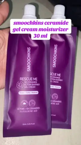 smoochkins rescue me gel cream moisturizer avail na at 30ml#smoochkins #ceramidemoisturizer #gelcream #moisturizer 