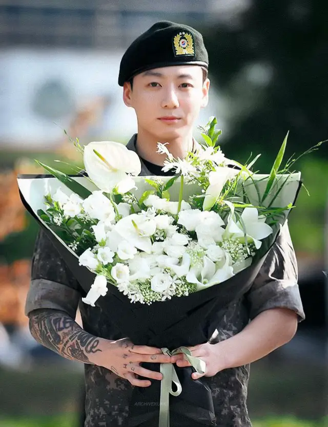 Discharge military jeon jungkook😭💜 welcome back sayangku, my baby bunny , baby kookiie💜 we miss you💜 #jeonjungkook #jungkook #welcomeback #kookie #jungkookie #bts #bts_official_bighit #btsforever 