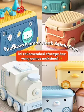 Storage box anak ANTI-MAINSTREAM😍 Kamar anak jadi auto rapi dan gemas!! 🛒Check out barang nya di link bio ya🧡💙 #ruparupa #OmniChannel #SelaluAda #TempatPenyimpananAnak #KotakPenyimpananMainan #KotakPenyimpananKapasitasBesar #KotakPenyimpananLucu