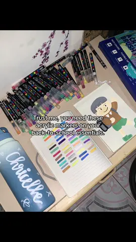 No joke! Sobrang ganda ng mga acrylic markers dito sa tiktok 😭😍 #fyp #backtoschool #musthaves #school #stationery #markers #acrylic #acrylicmarker #foryoupage #chrclley 