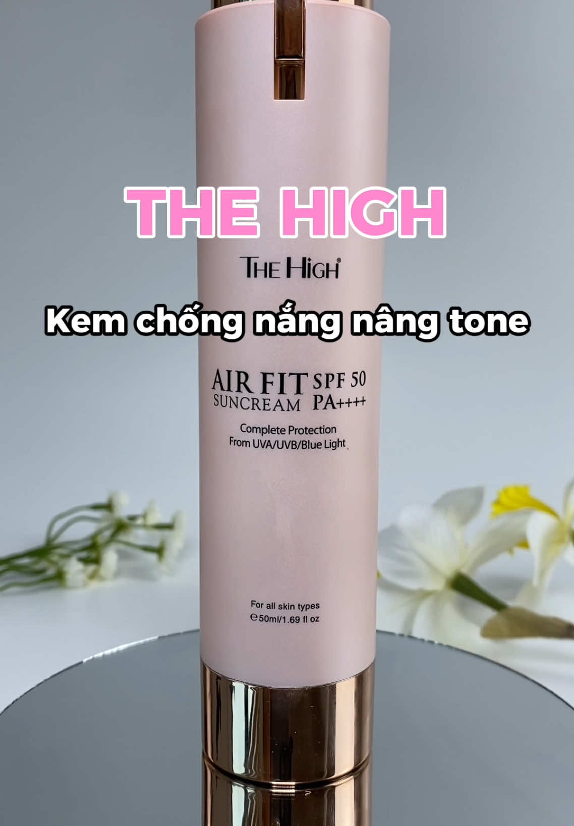 Kem chống nắng nâng tone 5 in 1 #thehigh #chamsocda #kemchongnang 