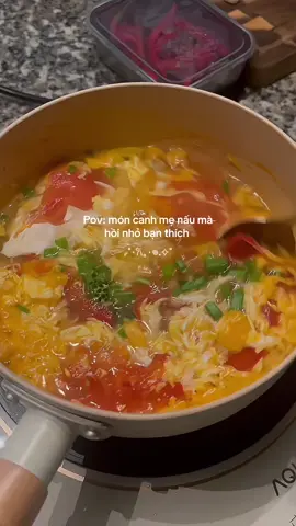 Canh cà chua trứng ngày mưa 🌧️#vtvcab #xuhuong #viral #chill #ancungtiktok #viralvideo #pov #podcast #chill 