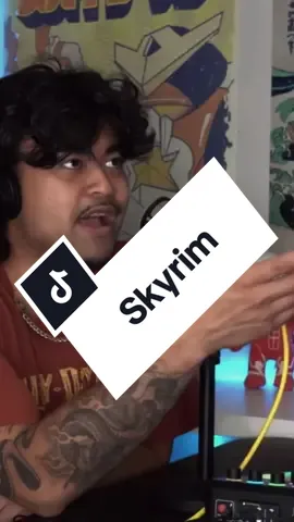 Cheat code in skyrim! #jumpersjump #jumpersjumppodcast #skyrimtiktok #games #podcastclip 