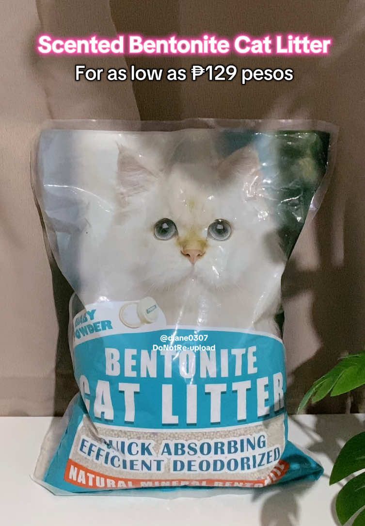 5 and 10 Liters A available. You can also choose other scents  #bentonitecatlitter #catlitter #scentedcatlitter 