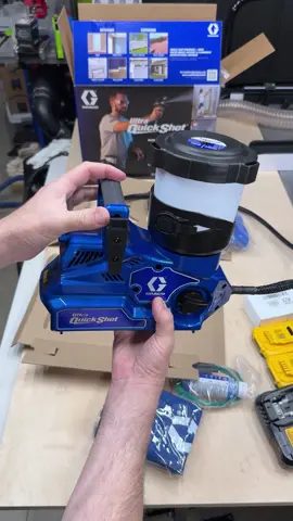 I have a few painting projects coming up and I am going to be using the Graco Ultra Quick Shot sprayer.  This is a portable airless sprayer that you carry on a belt and is great for smaller jobs.  It runs off of the Dewalt 20V battery system and comes with two of the 2AH batteries and a charger.  I am looking forward to putting this to work. @Graco Contractor Equipment #graco #painting #paintsprayer #portable #cordless