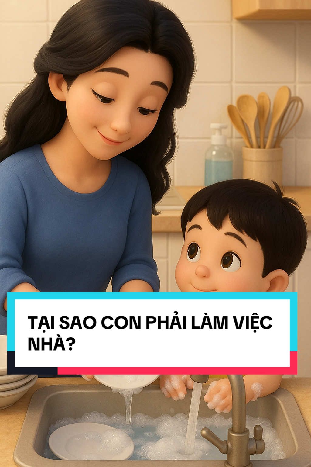 🎯 Việc nhà không khó – Chỉ cần con hiểu lý do phải làm. 💪 Mỗi ngày một việc nhỏ – Con sẽ lớn lên thật tuyệt vời! 👉“Bạn có dạy con làm việc nhà không? Hãy bình luận chia sẻ nhé!”#xuhuongtiktok #DayConHieuQua #chamethongthai #DayConDungCach #nuoiconthongthai #viralvideo 