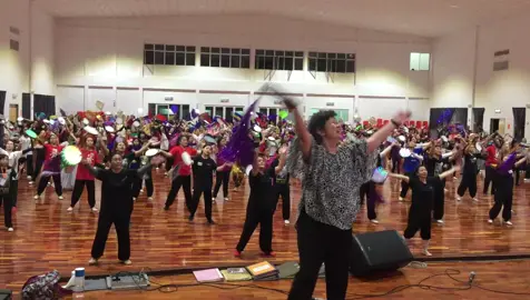 In memory of Aunty Magrate worshipping with tambourine at Vision Hall School, Sandakan, Sabah, Malaysia, 2018.  From Pastor Michael Yap #auntymagrate  #magrateyap  #shachahministiresinternational  #shachahglobal  #shachahministry  #shachahsyllabus  #shachahmalaysia   