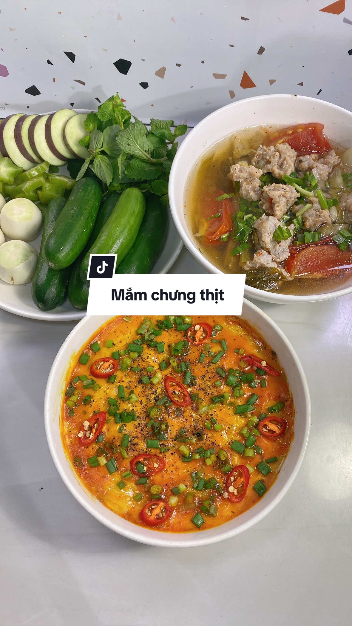 Món này nhà mình ai cũm thích #dienthicnauan #mamchungthit #mamchung #homnayangi #ancungtiktok #xuhuongtiktok #comque #y