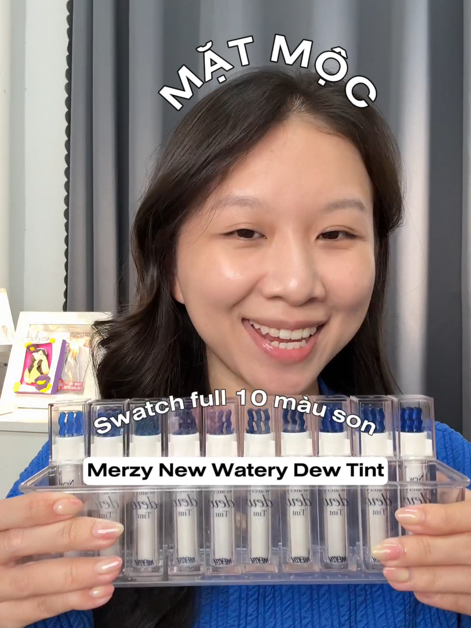 7 phút mukbang full 10 màu Merzy #merzy #merzynewdew #merzydewtint #sonthach #sonlightstick