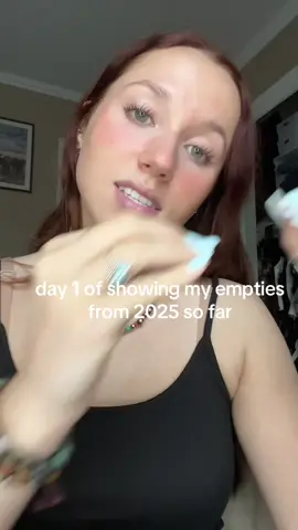DAY 1 of 2025 empties so far #beauty #empties #emptiesreview #products #emptyproducts 