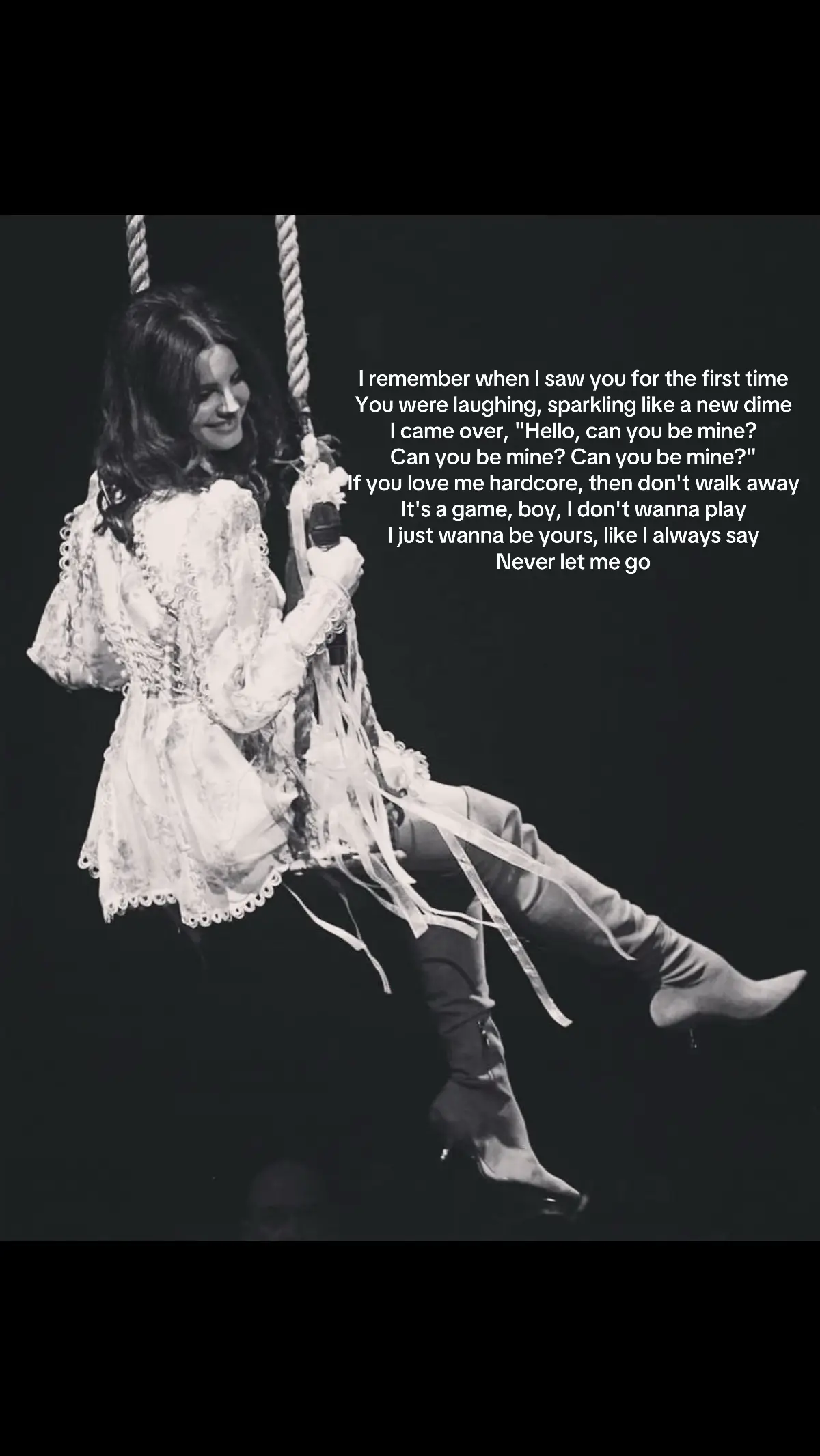 Never let me go - lana del rey  #lanadelrey #lizzygrant #music 