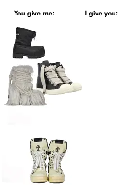 Needthisgf#balenciaga#rickowen#masionmarigela#vetement#chrome#boots  