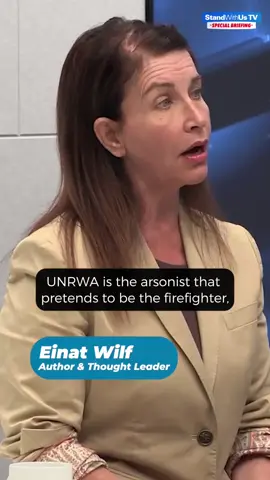 WATCH: Thought leader Dr. Einat Wilf discusses the damaging ideology propagated by UNRWA.