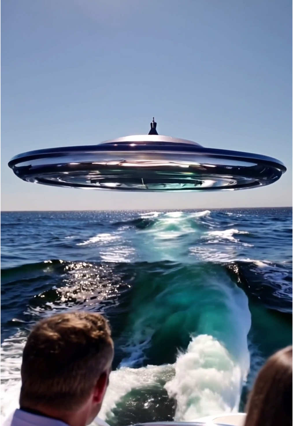 Massive UFO rises from the ocean! Incredible recording! Must see! Breaking news! #UFO #ufos #uaps #uap #Aliens #Alien #OVNI 