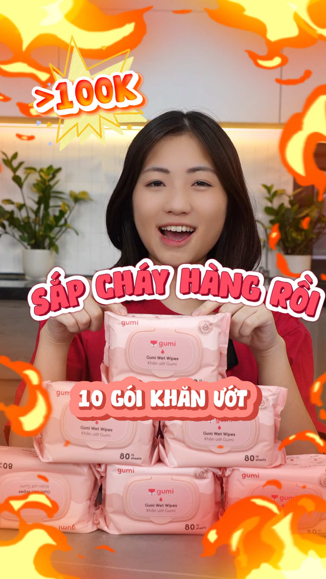 Deal nóng bỏng tay Khăn ướt Gumi chưa bao giờ hạ nhiệt #khanuot #khanuotkhongmui #gumi #hangtieudung #fyp 