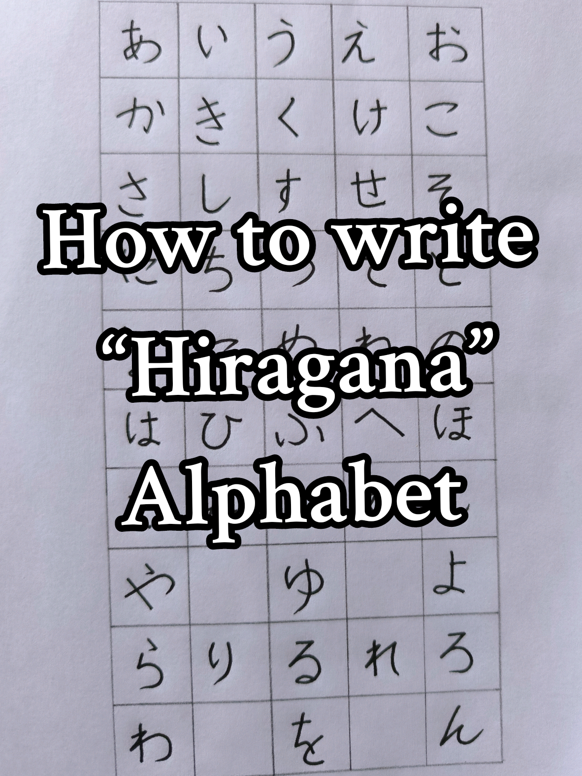 How to write Hiragana Alphabet 🇯🇵☕✍🏿 (Complete Handwriting) #katakanawriting #katakana #hiraganawriting #hiragana #japaneseculture #japanesehandwriting #japanese #handwriting #calligraphy #handwritingchallenge #hiraganapractice 