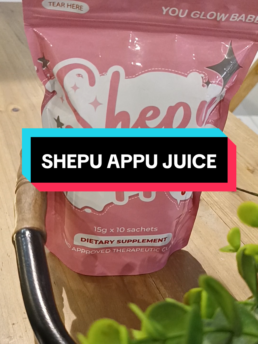 SHEPU APPU JUICE by You Glow Babe💖 10 sachet per pouch, daily intake 1-2 sachet per day, 